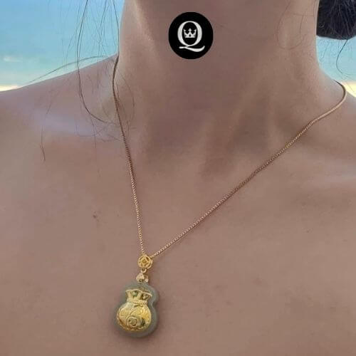 Quantum Empress Heitian Jade Pendant Necklace