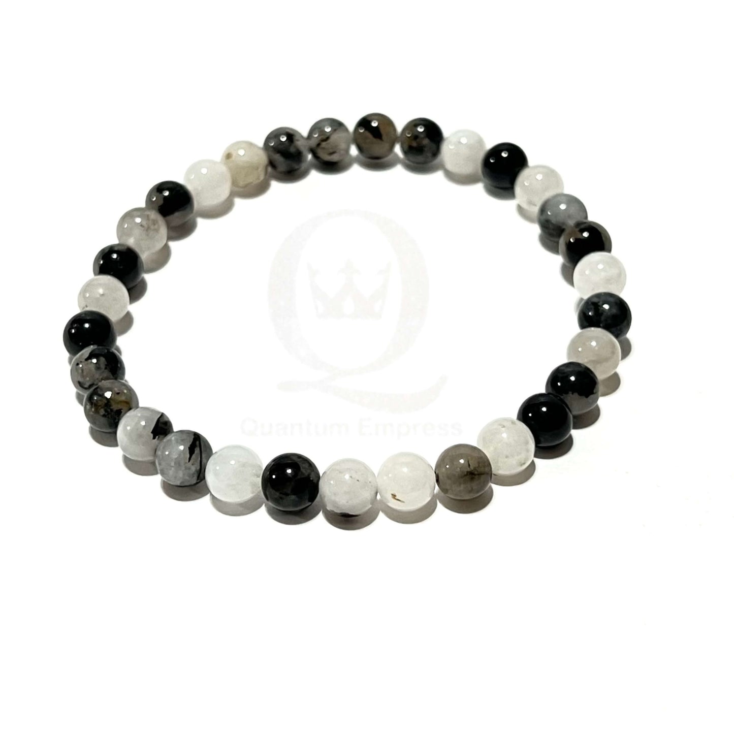 Black Rutilated Quartz Bracelet