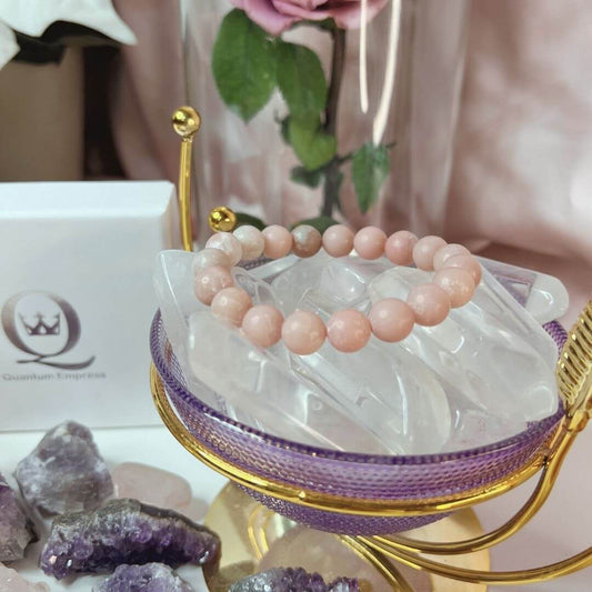 Pink Opal Crystal Bracelet