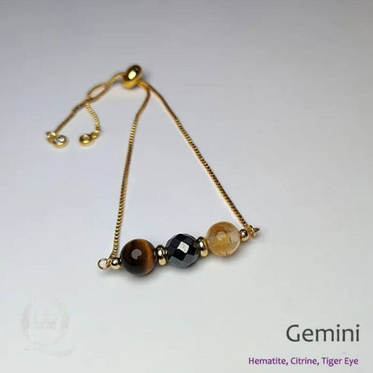 Gemini Zodiac Sign Bracelet