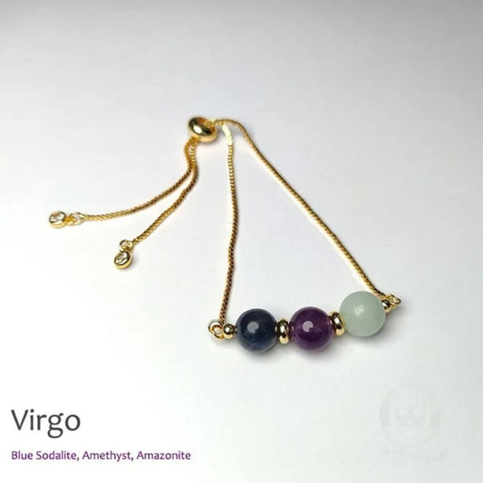 Virgo Zodiac Sign Bracelet.